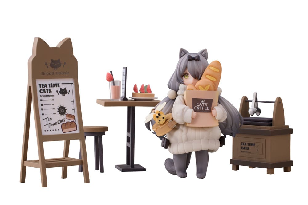 Decorated Life Collection PVC Statue Tea Time Cats - Cat Town Bakery Staff & Customer Set 12 cm Image 11