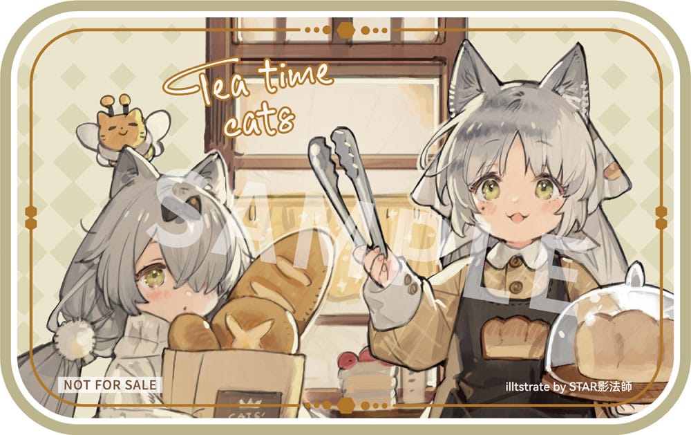 Decorated Life Collection PVC Statue Tea Time Cats - Cat Town Bakery Staff & Customer Set 12 cm Image 25