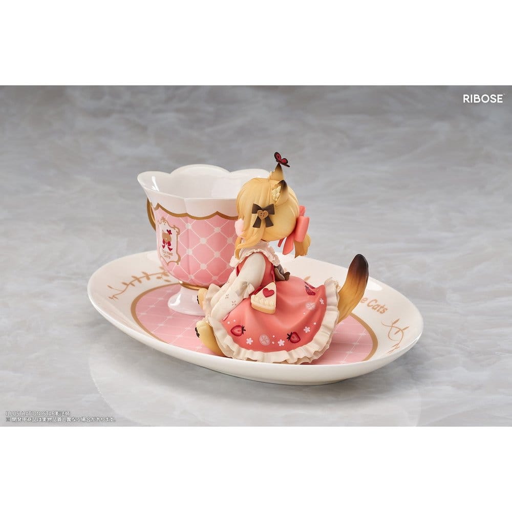 Original Character DLC Series PVC Figur Tea Time Cats Orange Cat 10 cm Image 3