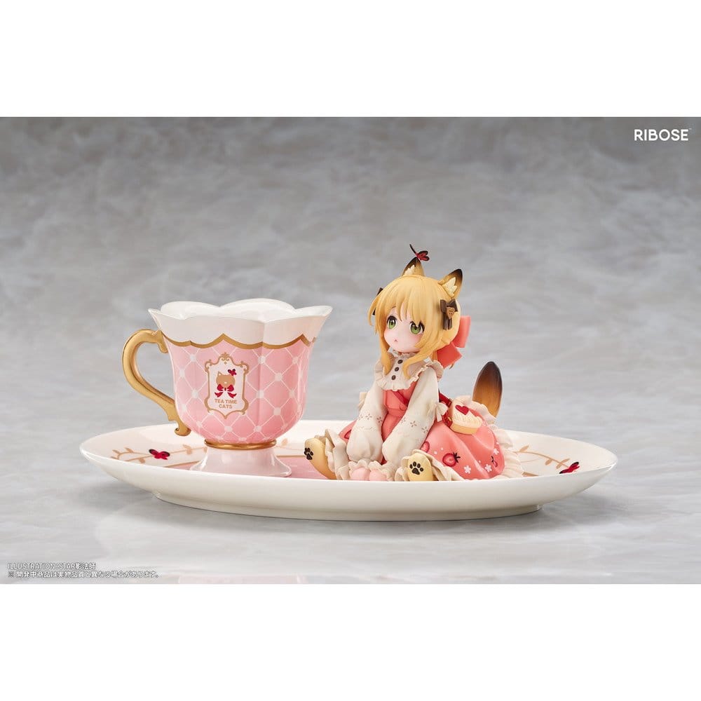 Original Character DLC Series PVC Figur Tea Time Cats Orange Cat 10 cm Image 6
