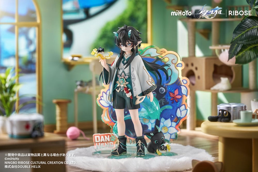 Honkai: Star Rail Rise Up Chibineko Series PVC Statue Dan Heng / Imbibitor Lunae Ver. 19 cm Image 6