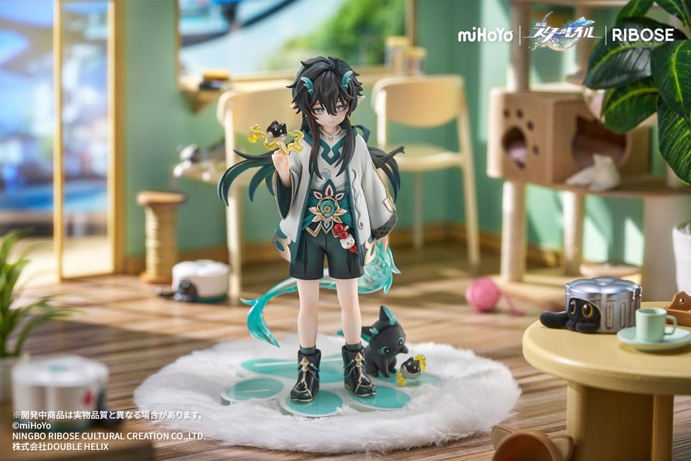 Honkai: Star Rail Rise Up Chibineko Series PVC Statue Dan Heng / Imbibitor Lunae Ver. 19 cm Image 8