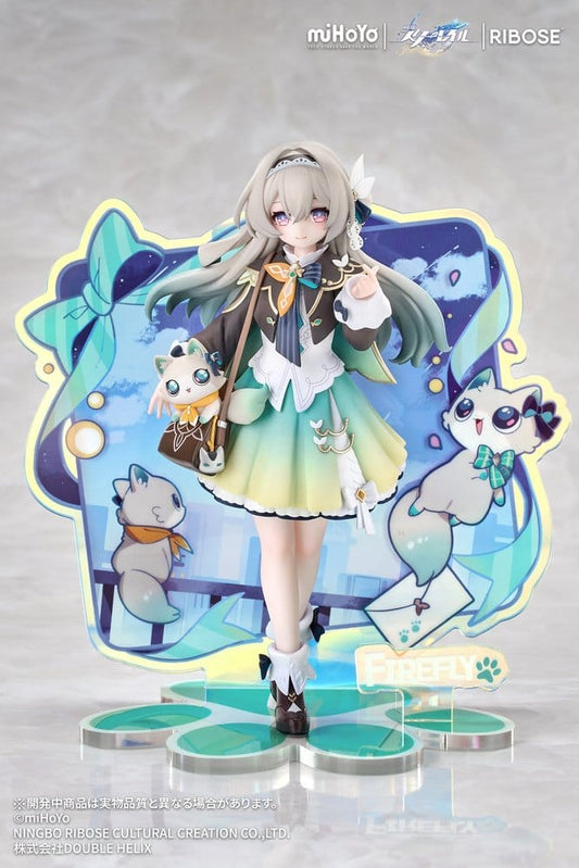 Honkai: Star Rail Rise Up+ Chibi Cat Series Minifigur Firefly Ver. 18 cm Image 1