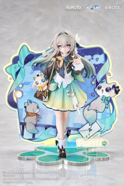 Honkai: Star Rail Rise Up+ Chibi Cat Series Minifigur Firefly Ver. 18 cm Image 1
