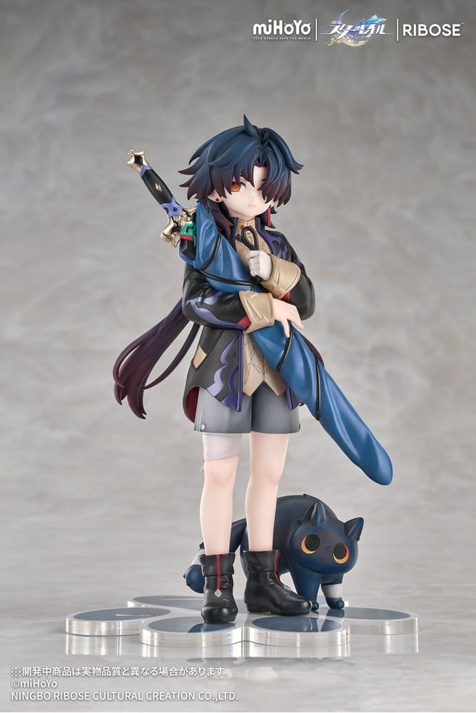 Honkai: Star Rail Rise Up+ Chibi Cat Series Chibi Figur Blade Ver. 19 cm Image 1