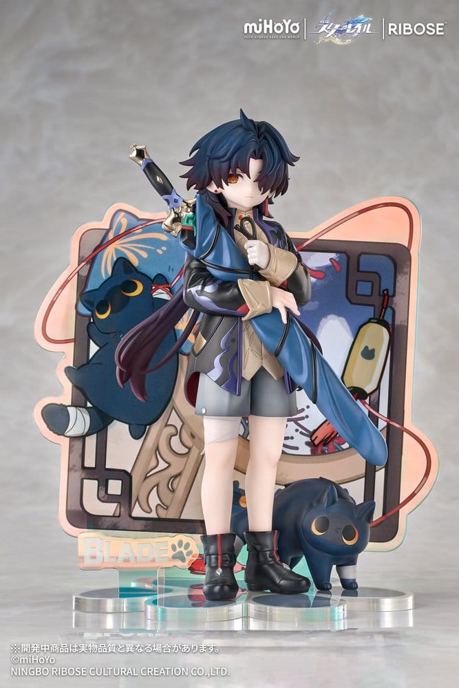 Honkai: Star Rail Rise Up+ Chibi Cat Series Chibi Figur Blade Ver. 19 cm Image 5
