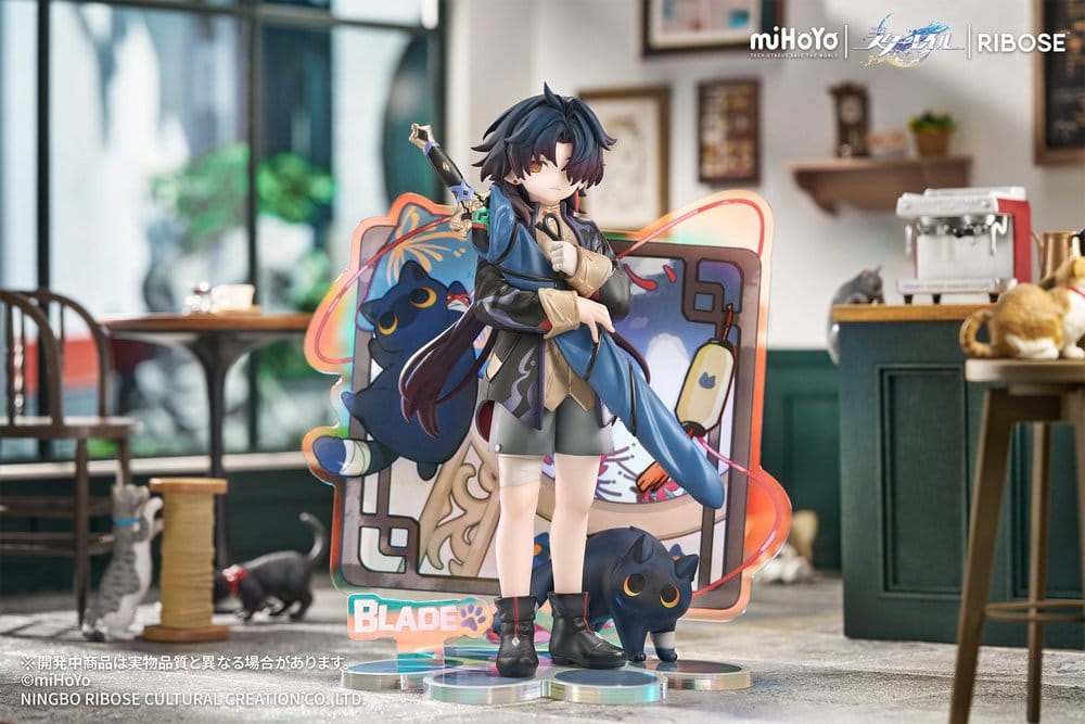 Honkai: Star Rail Rise Up+ Chibi Cat Series Chibi Figur Blade Ver. 19 cm Image 11