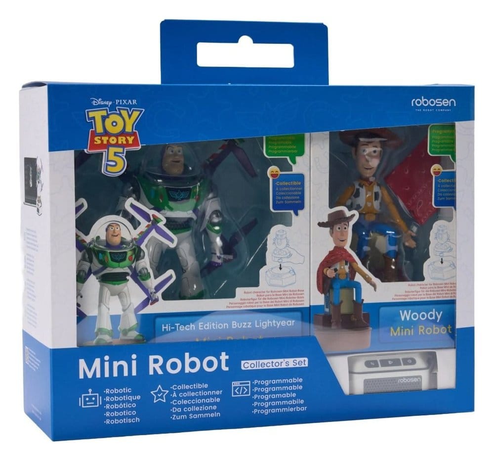 Disney Interaktiver Roboter Toy Story 5 Set - Buzz Lightyear & Woody (Hi-Tech Edition) *Italienische Version* Image 5