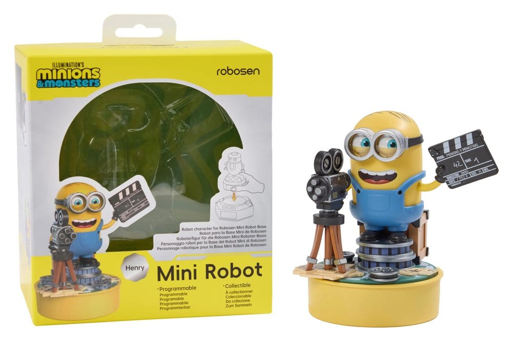 Minions & Monsters Interaktiver Mini-Roboter Henry 9 cm *Englische Version* Image 2
