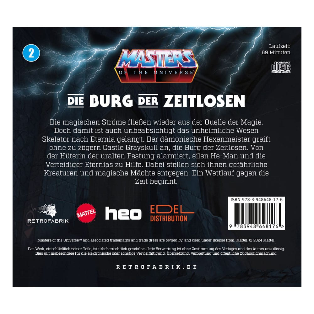 Masters of the Universe Hörspiel-CD Folge 2: Die Burg der Zeitlosen *Deutsche Version* Image 2
