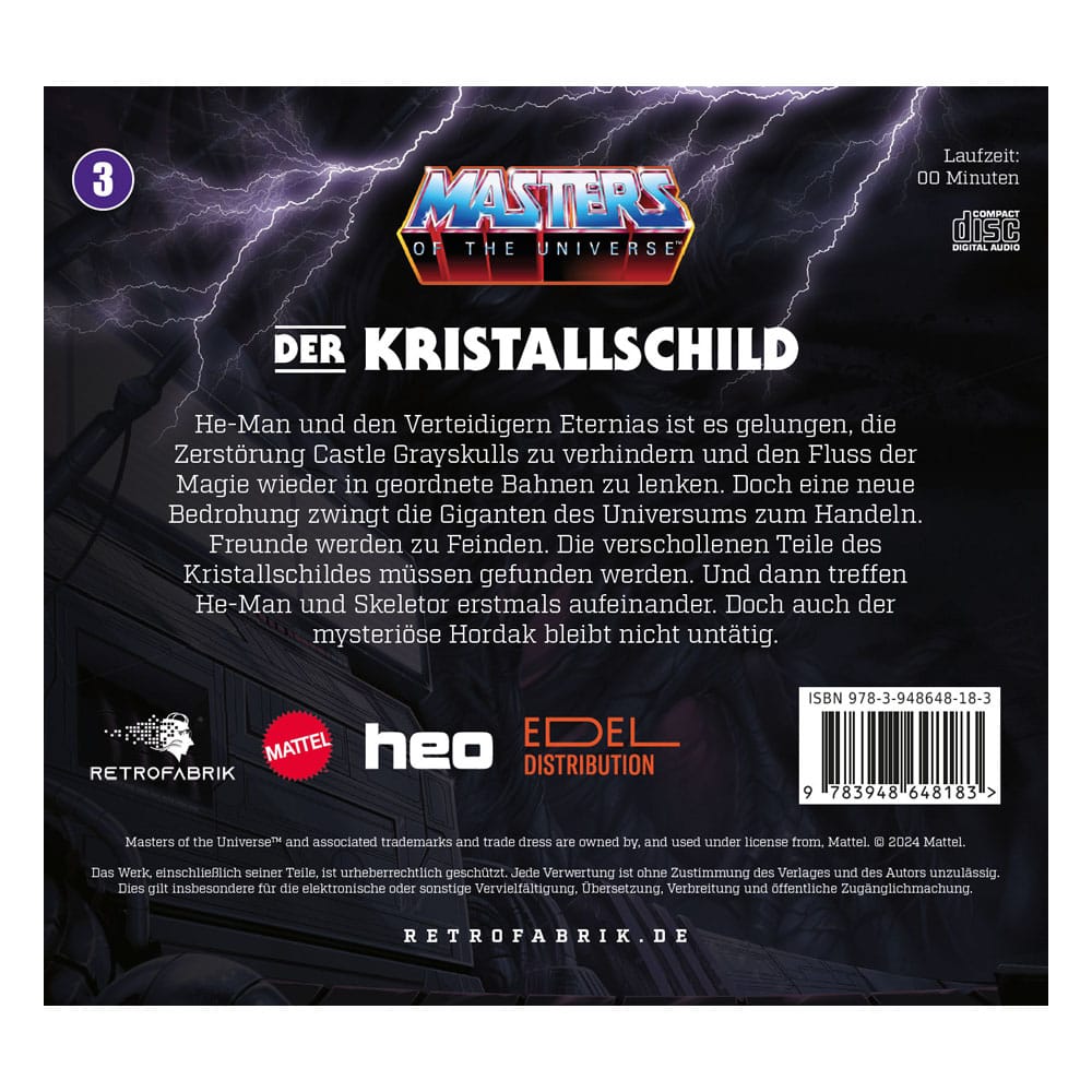 Masters of the Universe Hörspiel-CD Folge 3: Der Kristallschild *Deutsche Version* Image 2