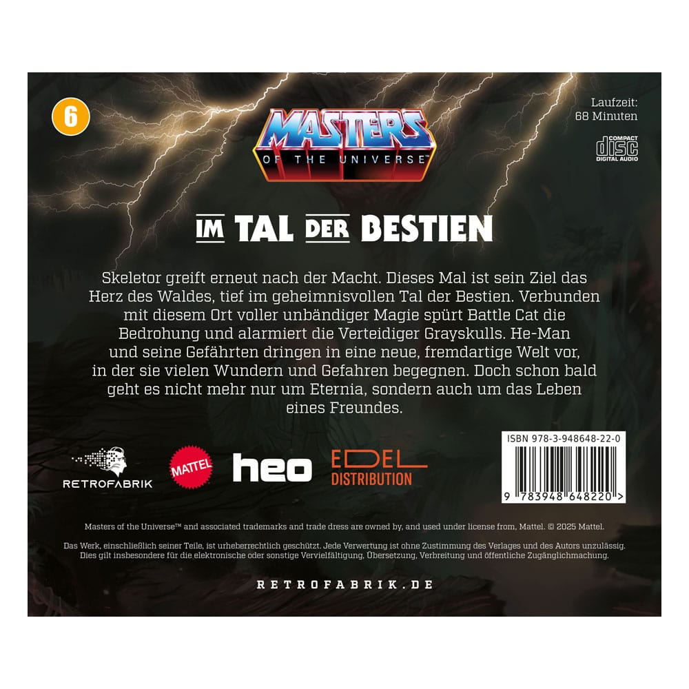 Masters of the Universe Hörspiel-CD Folge 6: Im Tal der Bestien *Deutsche Version* Image 3