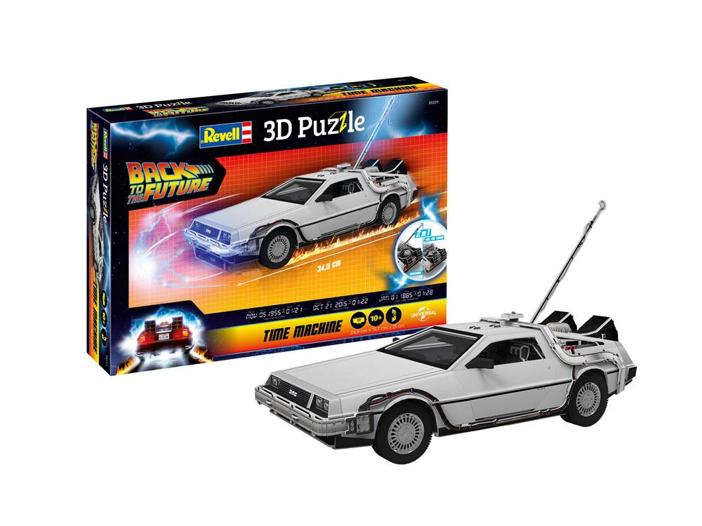 Zurück in die Zukunft 3D Puzzle Time Machine Image 2