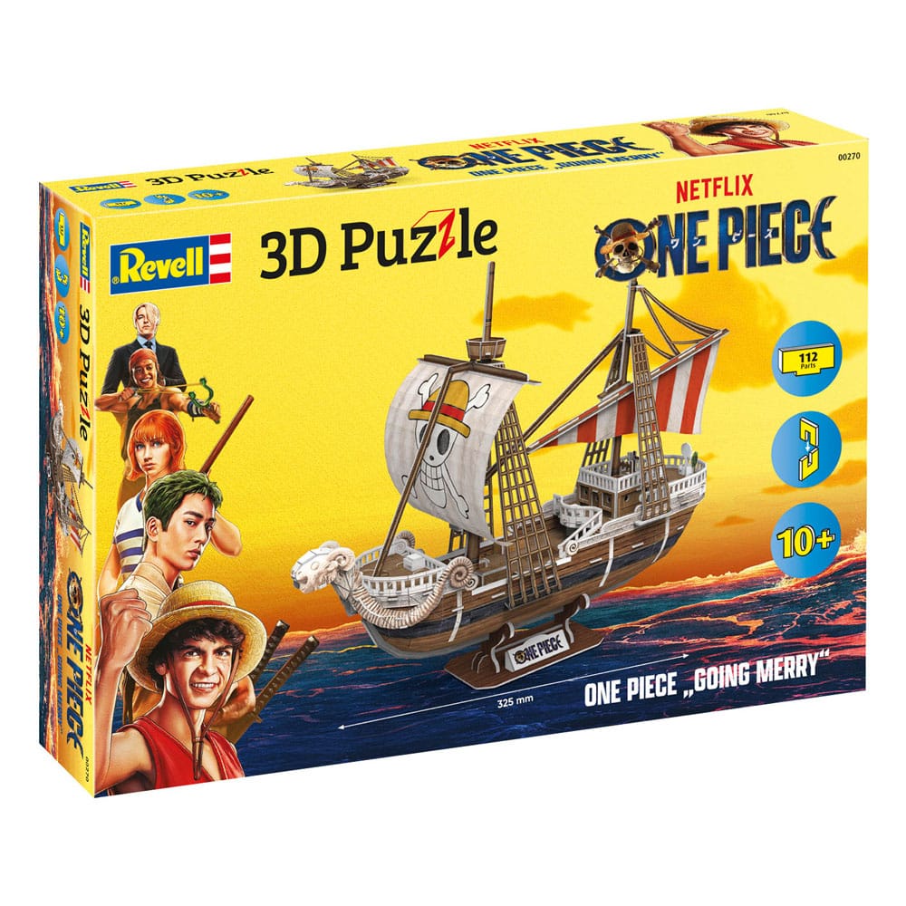 One Piece 3D Puzzle Flying Lamb / Going Merry 32 cm Image 6