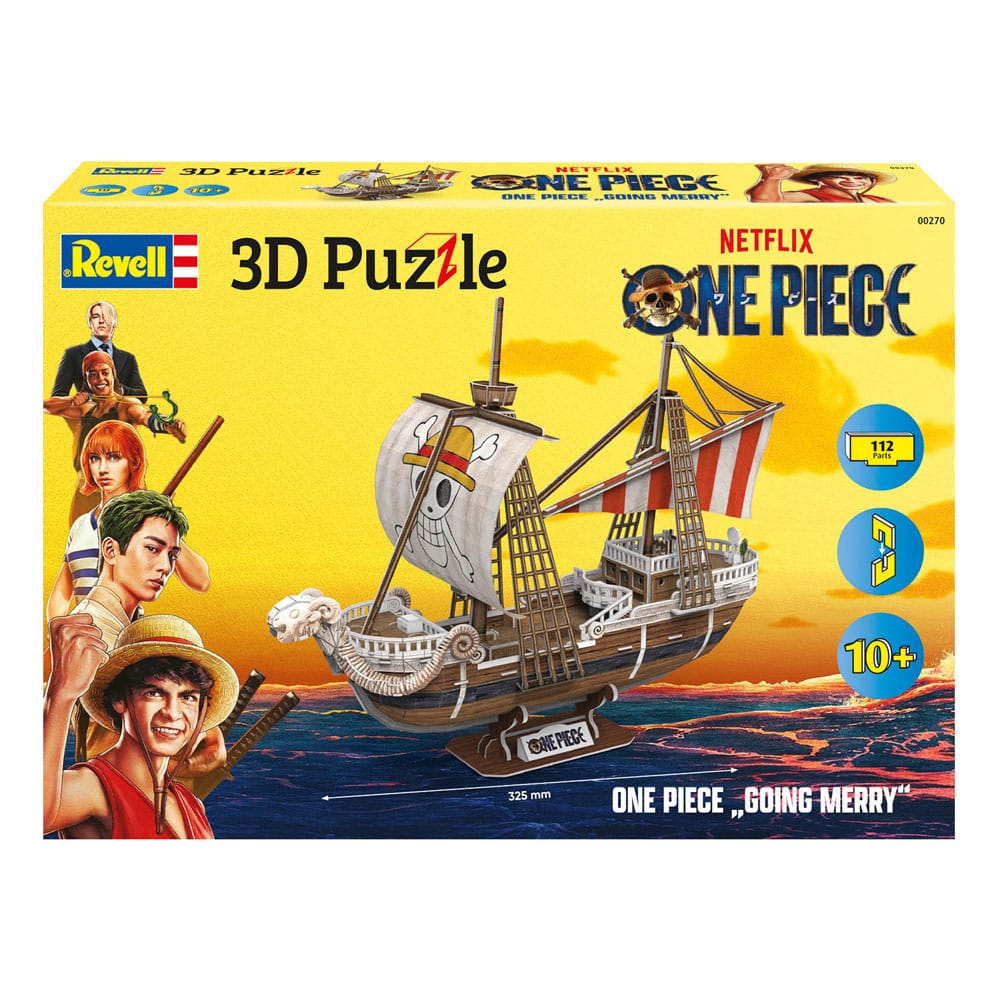 One Piece 3D Puzzle Flying Lamb / Going Merry 32 cm Image 7