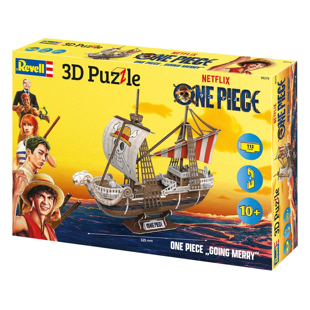 One Piece 3D Puzzle Flying Lamb / Going Merry 32 cm Image 8