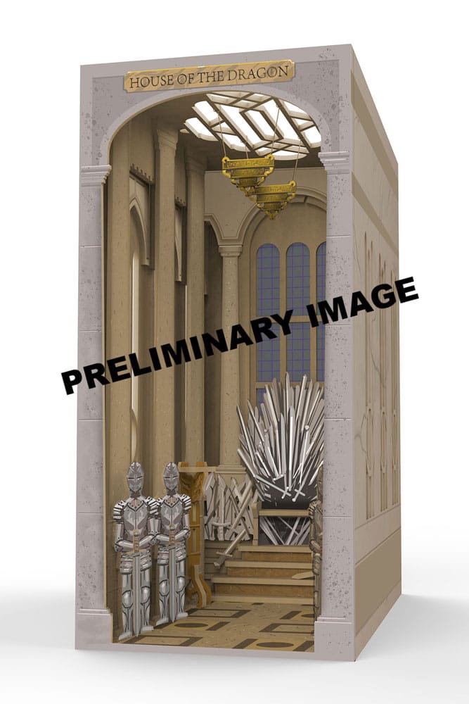House of the Dragon Tiny Adventures Book Nook Mini-Diorama Iron Throne 23 cm Image 1