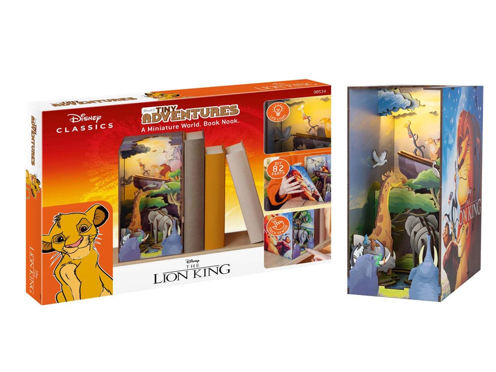 Disney Tiny Adventures Book Nook Mini-Diorama Der König der Löwen 23 cm Image 2