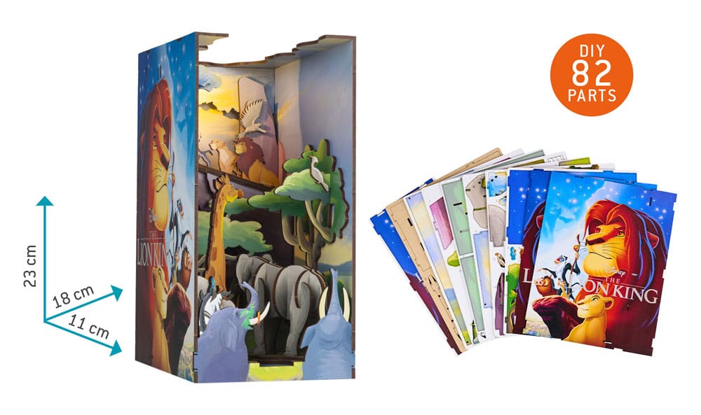 Disney Tiny Adventures Book Nook Mini-Diorama Der König der Löwen 23 cm Image 4