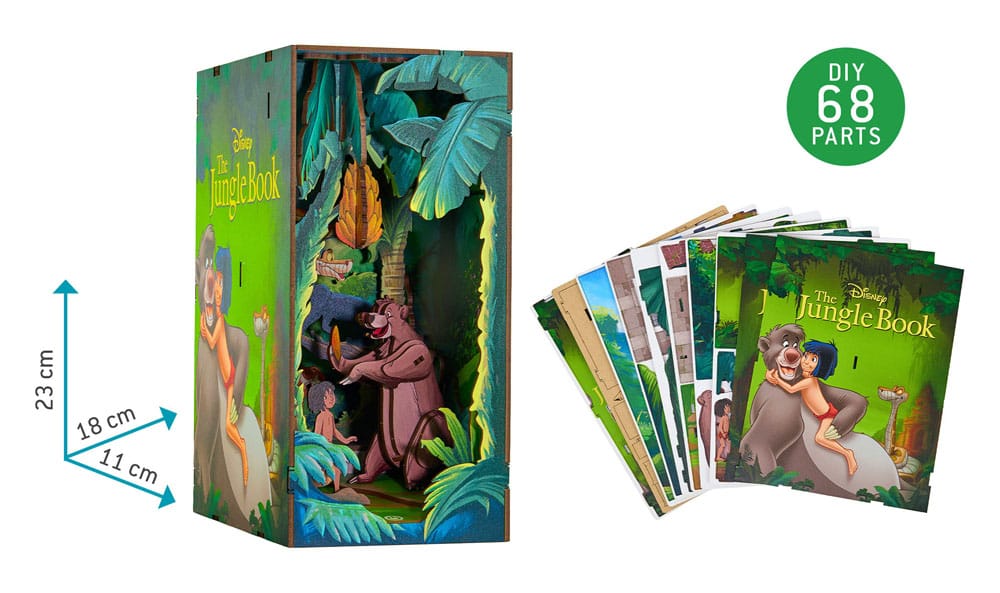 Disney Tiny Adventures Book Nook Mini-Diorama Das Dschungelbuch 23 cm Image 5