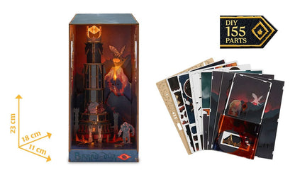 Der Herr der Ringe Tiny Adventures Book Nook Mini-Diorama Barad-Dûr 23 cm Image 3