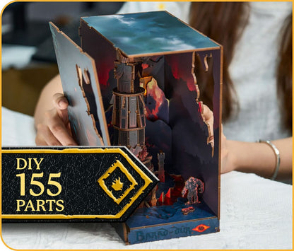 Der Herr der Ringe Tiny Adventures Book Nook Mini-Diorama Barad-Dûr 23 cm Image 5