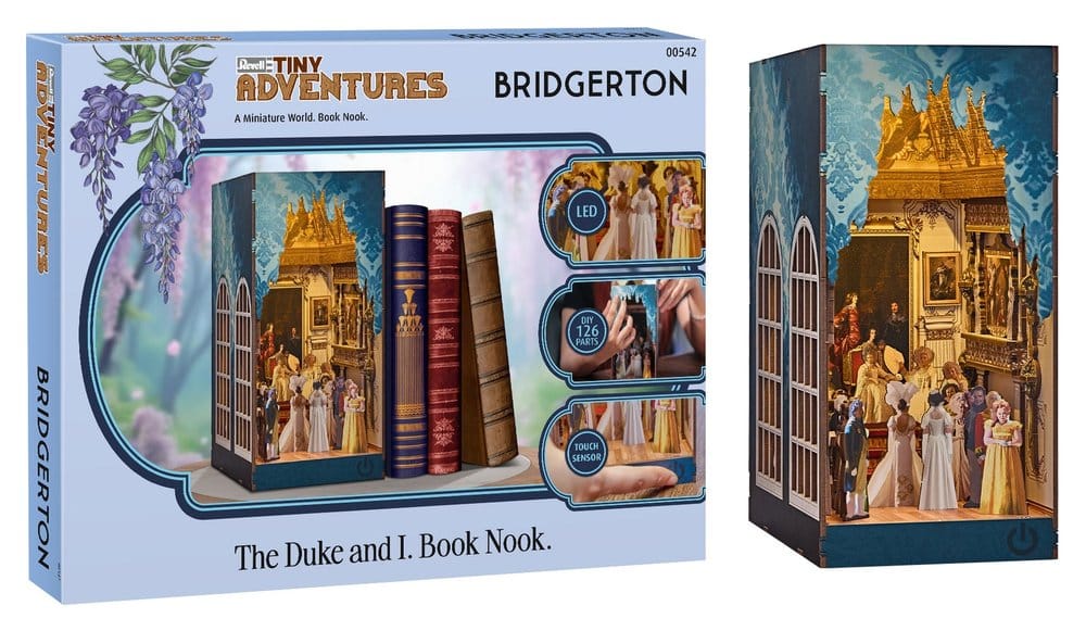 Bridgerton Tiny Adventures Book Nook Mini-Diorama The Duke and I 18 cm Image 1