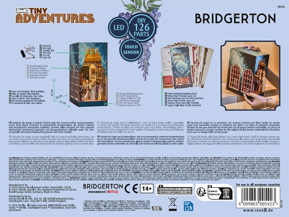 Bridgerton Tiny Adventures Book Nook Mini-Diorama The Duke and I 18 cm Image 6