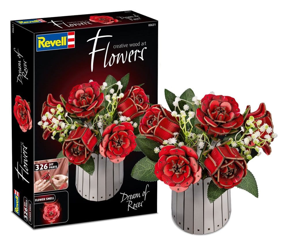 Revell Flowers Holzblumen Dream of Roses 22 cm Image 1