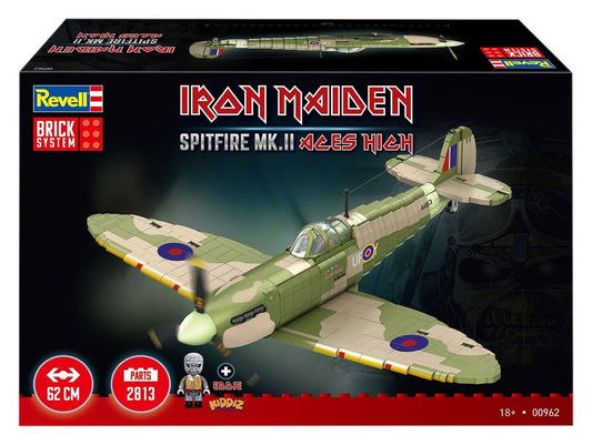 Iron Maiden Brick System Klemmbaustein Set Spitfire MK.II Aces High 58 cm Image 2