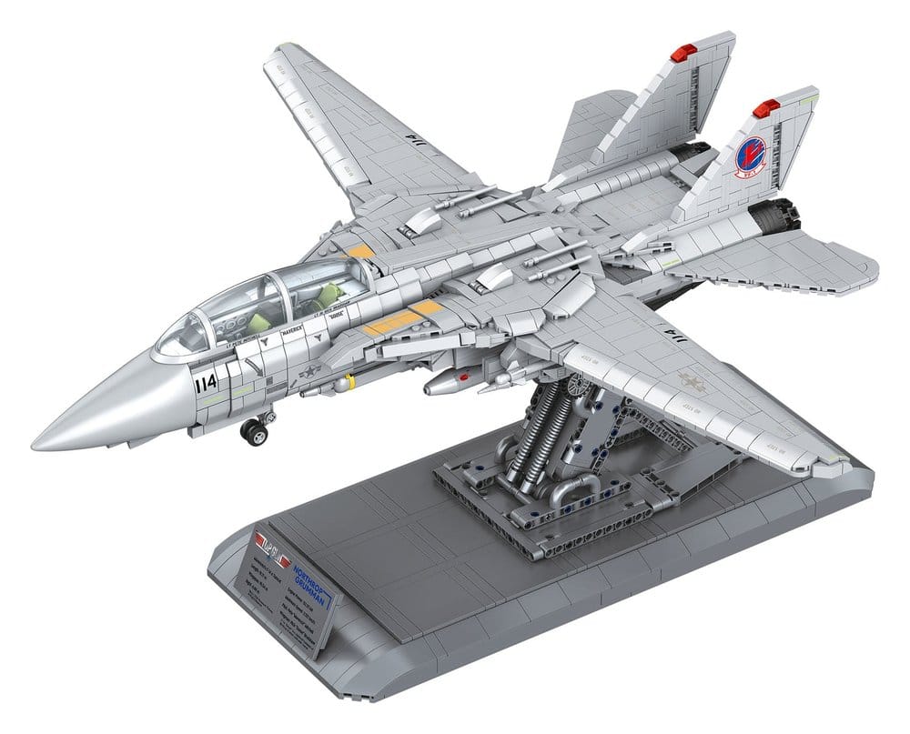 Top Gun Brick System Klemmbaustein Set Maverick's F-14A Tomcat Image 1