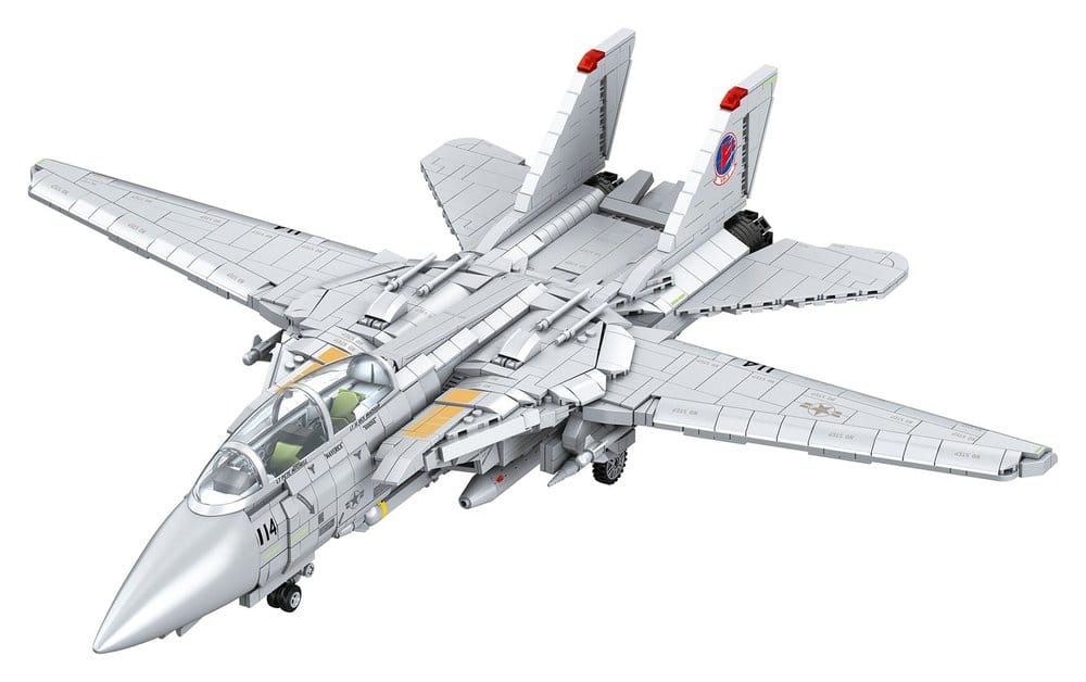 Top Gun Brick System Klemmbaustein Set Maverick's F-14A Tomcat Image 2