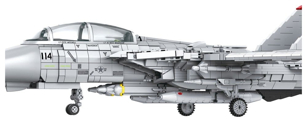 Top Gun Brick System Klemmbaustein Set Maverick's F-14A Tomcat Image 4