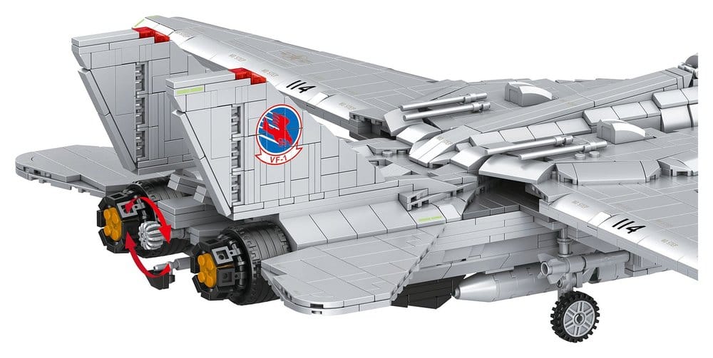 Top Gun Brick System Klemmbaustein Set Maverick's F-14A Tomcat Image 6