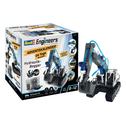 Revell Engineers Adventskalender Hydraulik-Bagger Modellbausatz Image 6