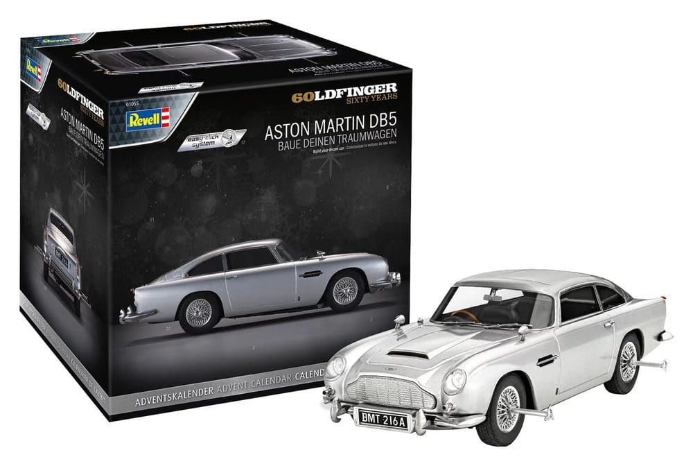 James Bond Revell Adventskalender Aston Martin DB5 Modellbausatz 21 cm Image 1