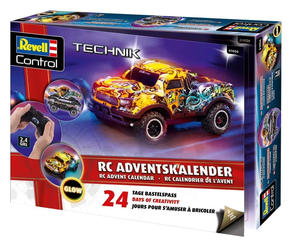 Revell Control Adventskalender RC Car Christmas Driver 28 cm Image 4