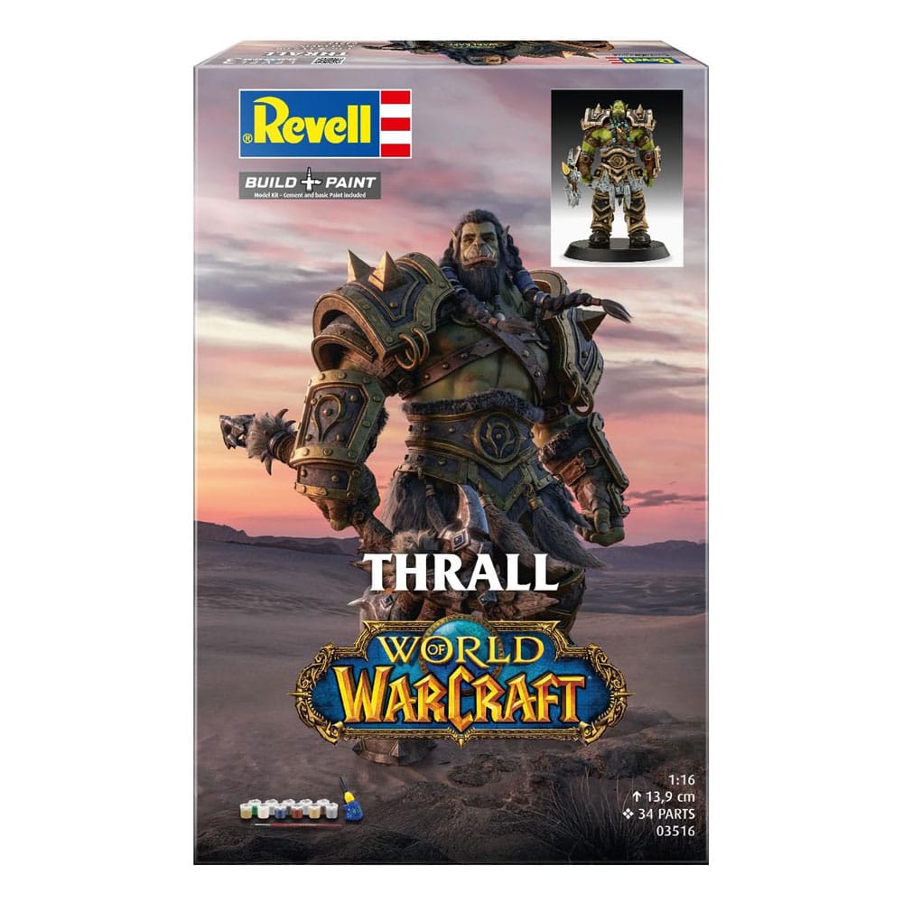 World of Warcraft Modellbausatz Geschenkset 1/16 The Orc Thrall 13 cm Image 1