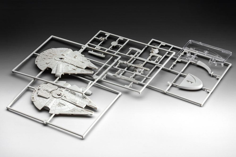 Star Wars Episode VII Modellbausatz 1/241 Millennium Falcon 10 cm Image 3