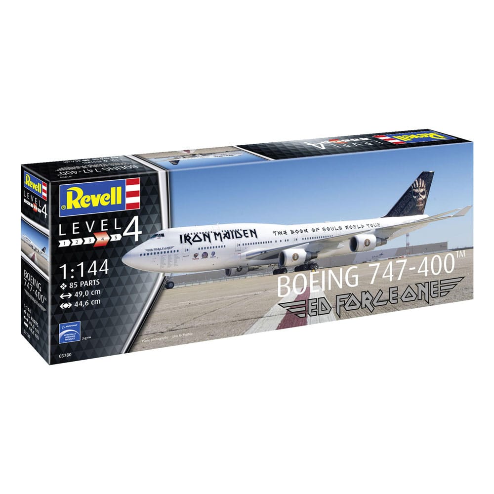 Iron Maiden Modellbausatz 1/144 Boeing 747-400 "Ed Force One" 49 cm Image 2