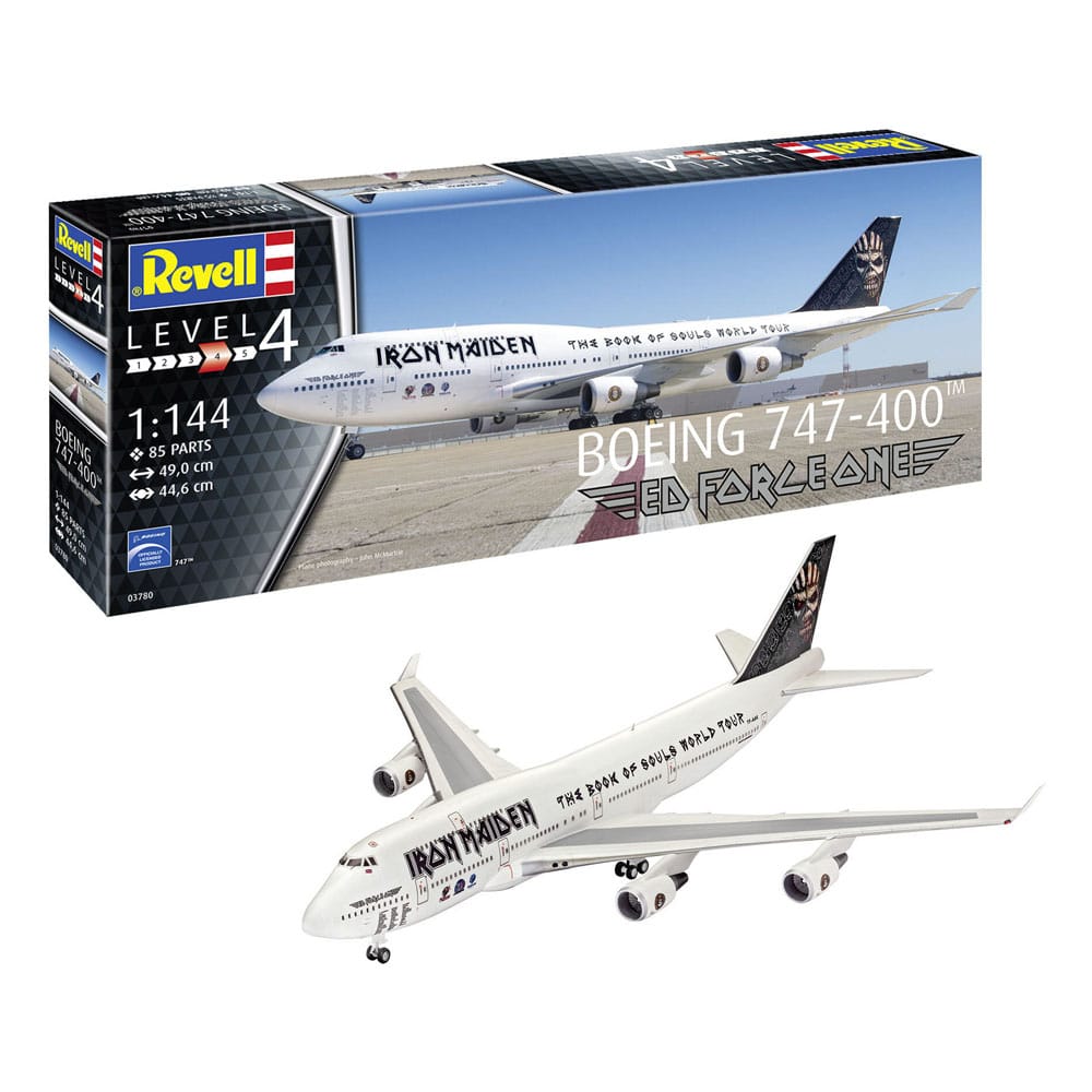 Iron Maiden Modellbausatz 1/144 Boeing 747-400 "Ed Force One" 49 cm Image 3