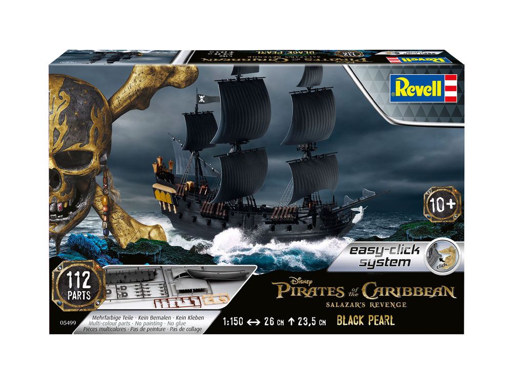 Pirates of the Caribbean Salazars Rache Easy-Click Modellbausatz 1/150 Black Pearl 26 cm Image 3