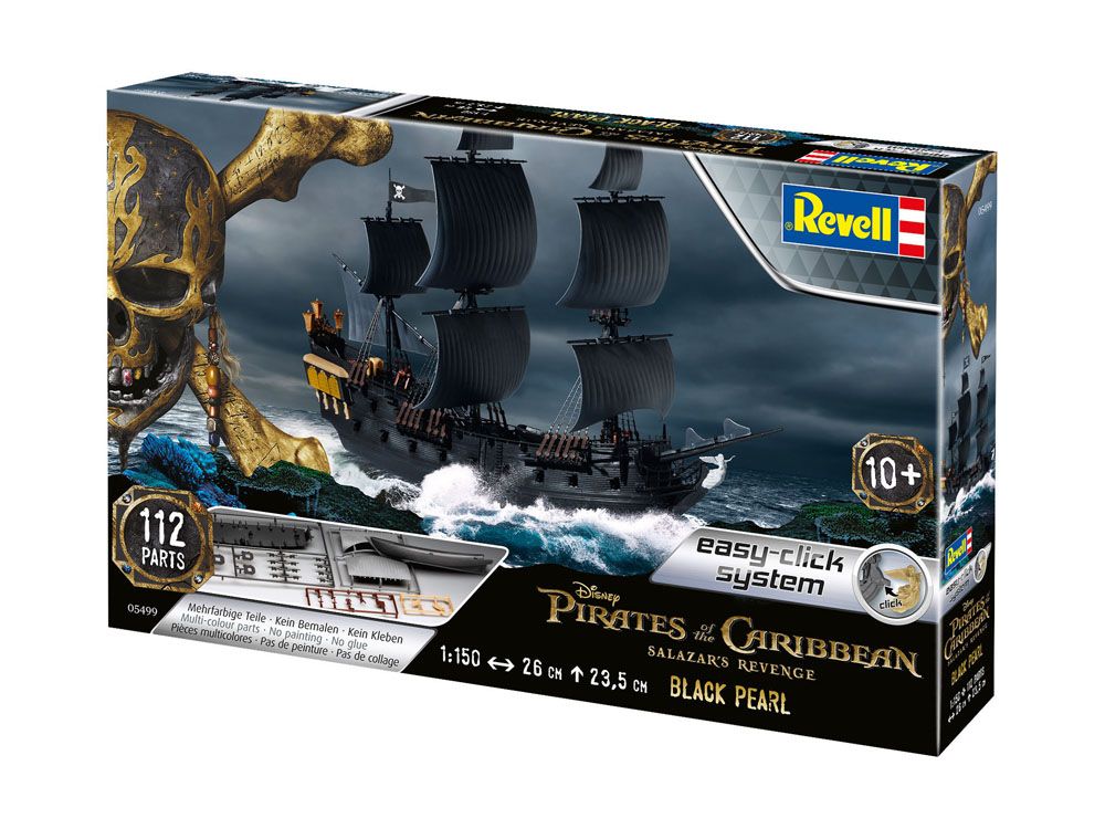 Pirates of the Caribbean Salazars Rache Easy-Click Modellbausatz 1/150 Black Pearl 26 cm Image 4