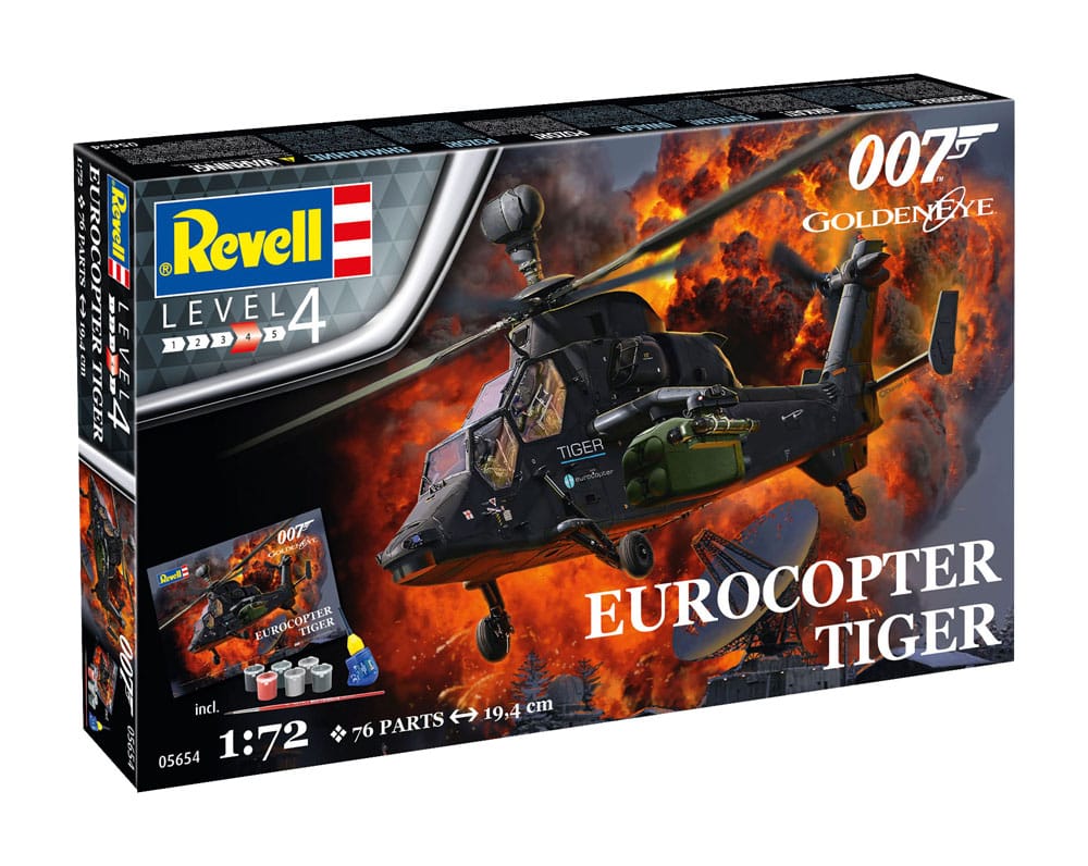 James Bond Modellbausatz Geschenkset 1/72 Eurocopter Tiger (GoldenEye) Image 4