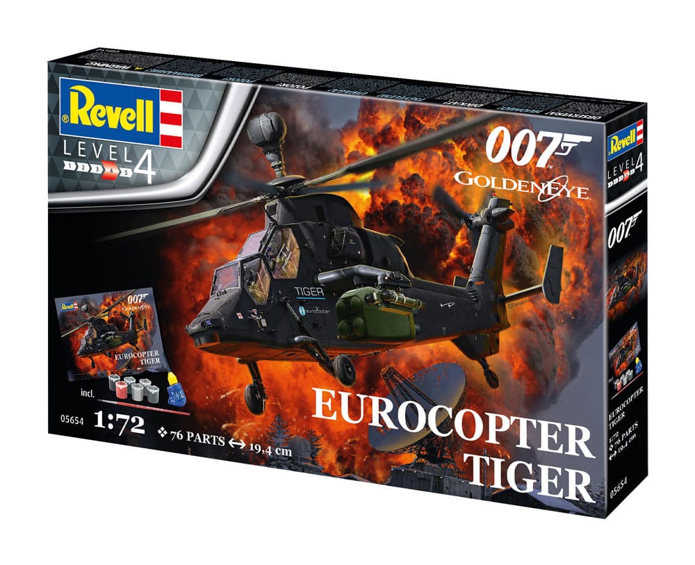 James Bond Modellbausatz Geschenkset 1/72 Eurocopter Tiger (GoldenEye) Image 6