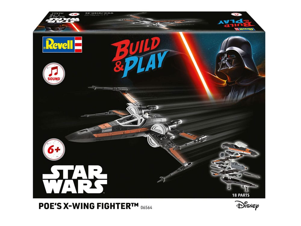 Star Wars Modellbausatz 1/78 Poe's X-Wing Fighter 22 cm Image 9
