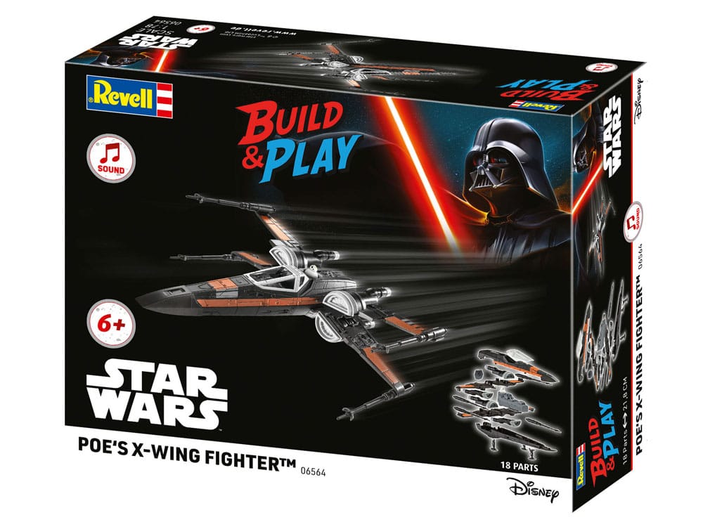 Star Wars Modellbausatz 1/78 Poe's X-Wing Fighter 22 cm Image 10