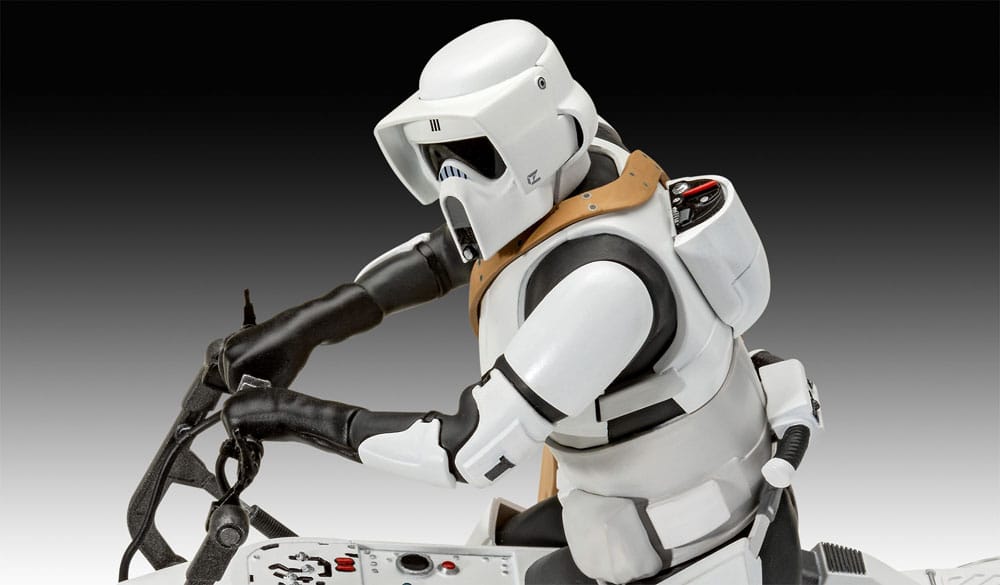 Star Wars Modellbausatz 1/12 Speeder Bike 26 cm Image 5