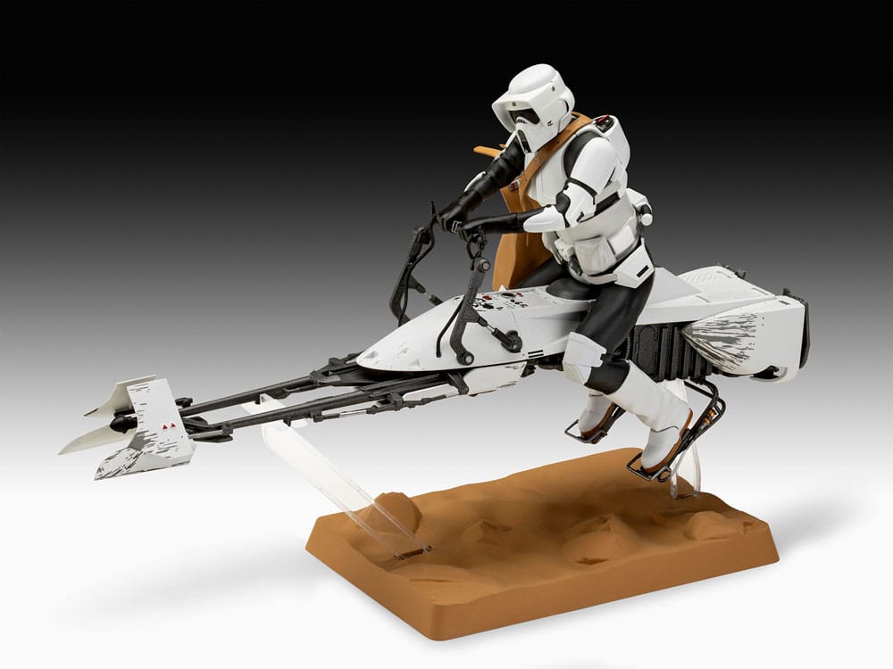Star Wars Modellbausatz 1/12 Speeder Bike 26 cm Image 9