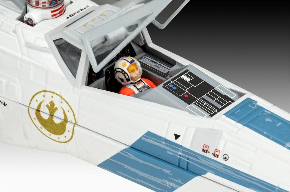 Star Wars The Mandalorian and Grogu Revell Modellbausatz 1/57 New Republic X-Wing Fighter 22 cm Image 6